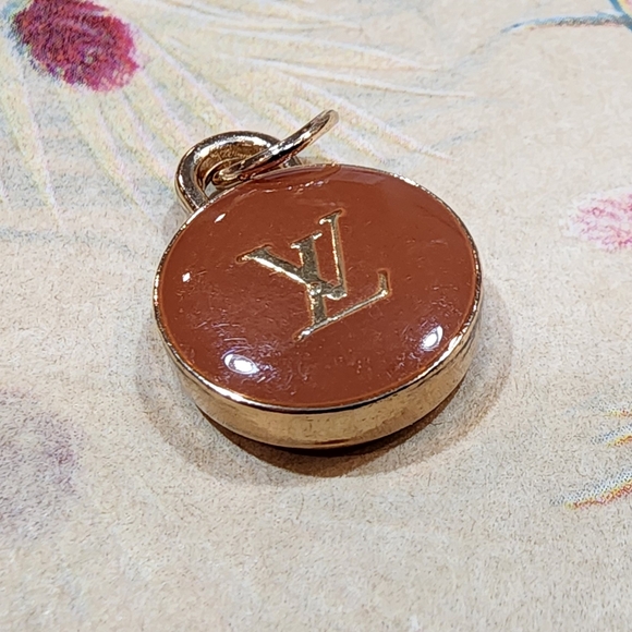 Louis-Vuitton * Authentic Double Sided LV Charm/Replacement Zipper Pull - Picture 2 of 7